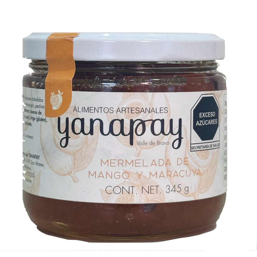 Mermelada Mango y Maracuya Yanapay
