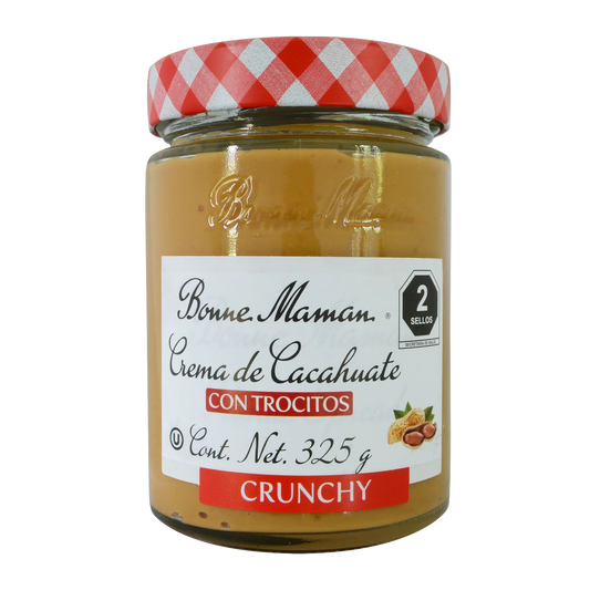 Crema de Cacahuate con Trocitos Bonne Maman