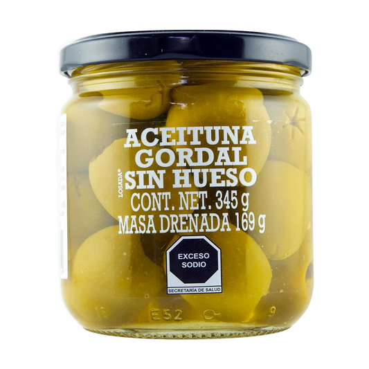 Aceitunas Gordal sin Hueso 345g Losada