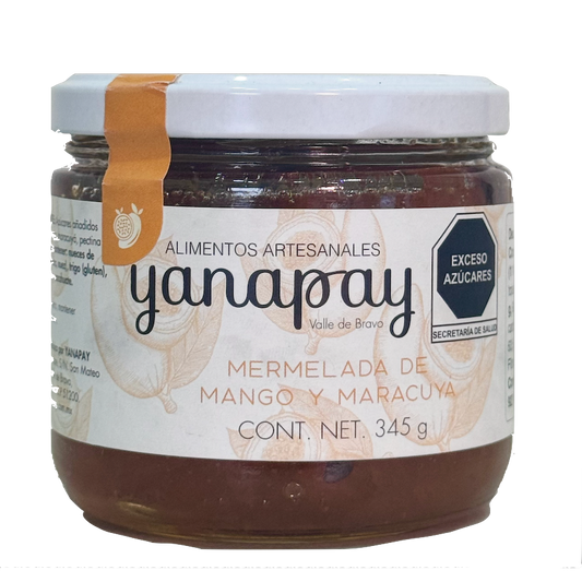 Mermelada Mango y Maracuya Yanapay