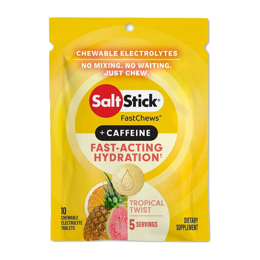 SaltStick FastChews Tropical Twist + Caffeine